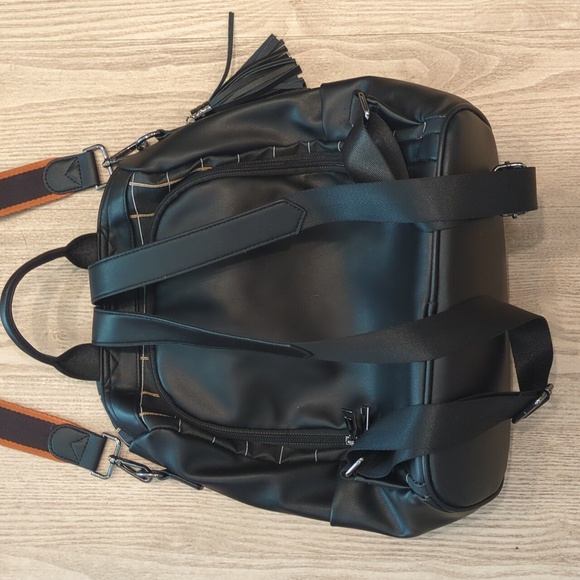 Telena Backpack Purse for Women, Anti Theft Travel Purse Sholder Bag Plaid Black - Picture 6 of 10